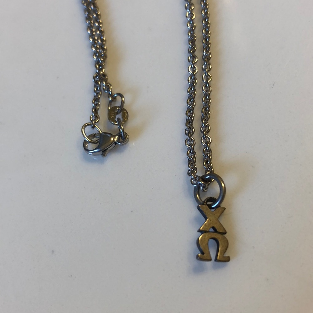 James Avery Chi Omega Charm + Chain